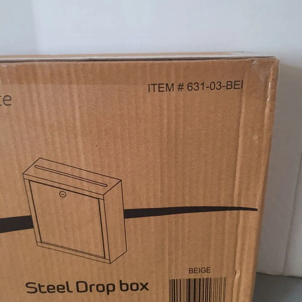 NEW ADIR Office Steel Drop Box mail keys included open box